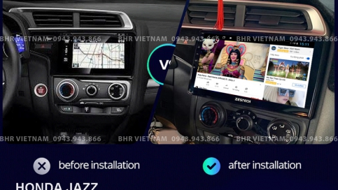 Màn hình DVD Android xe Honda Jazz 2014 - nay | Zestech Z500